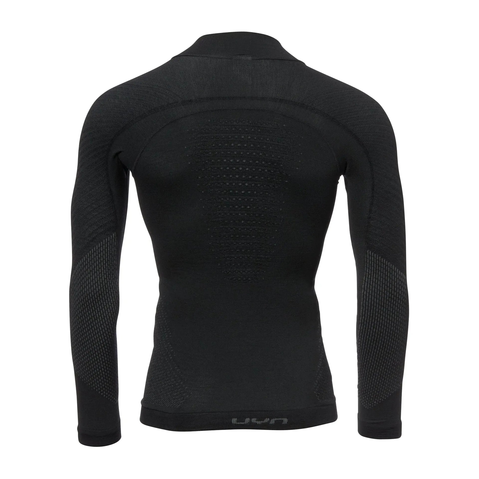 UYN UYN Longsleeve Rollkragen Fusyon Merino Männer schwarz anthrazit - ASMC