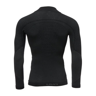 UYN Longsleeve Rollkragen Fusyon Merino Männer schwarz anthrazit