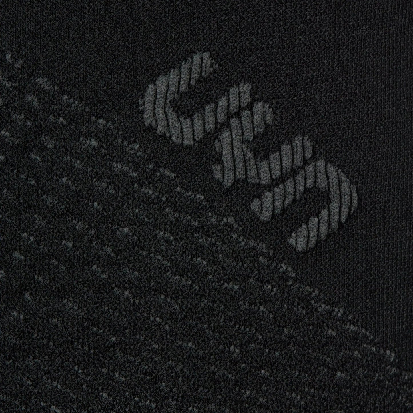 Longsleeve Rollkragen Fusyon Merino Männer schwarz anthrazit