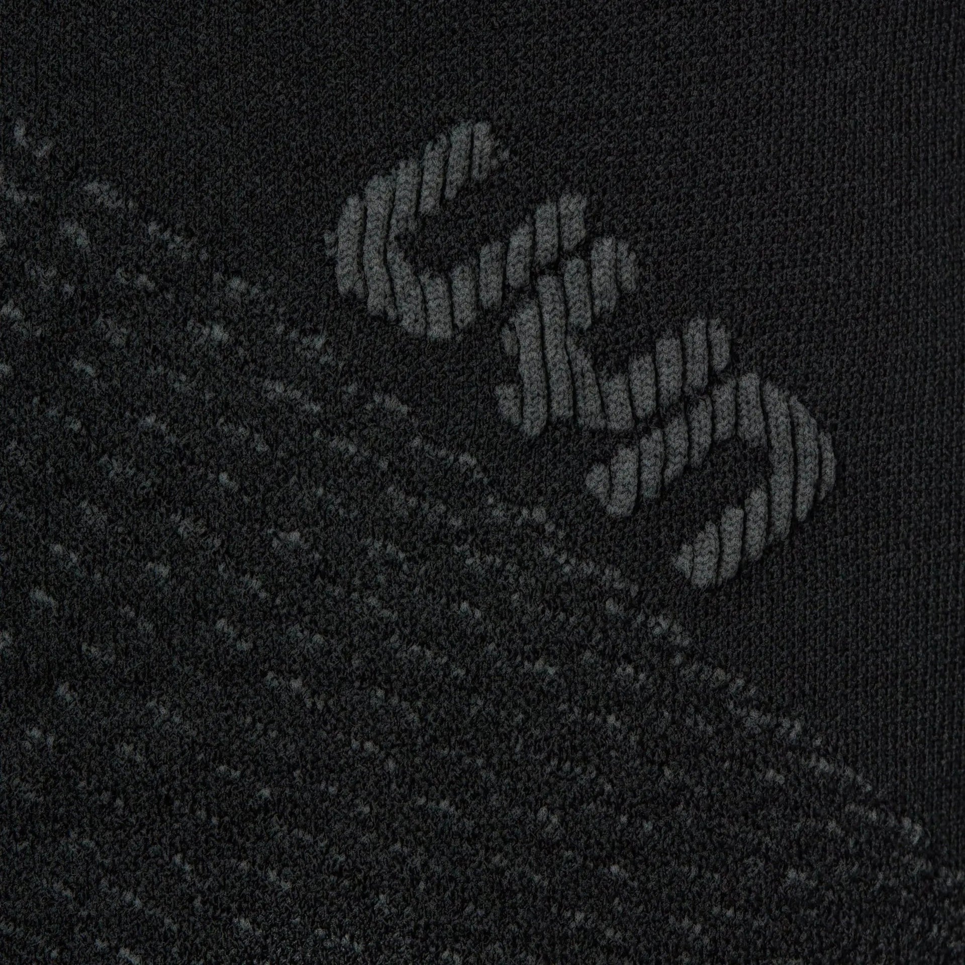 Longsleeve Rollkragen Fusyon Merino Männer schwarz anthrazit