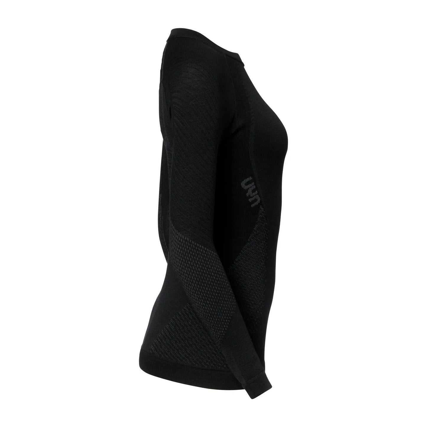 UYN UYN Longsleeve Fusyon Merino schwarz anthrazit Frauen - ASMC