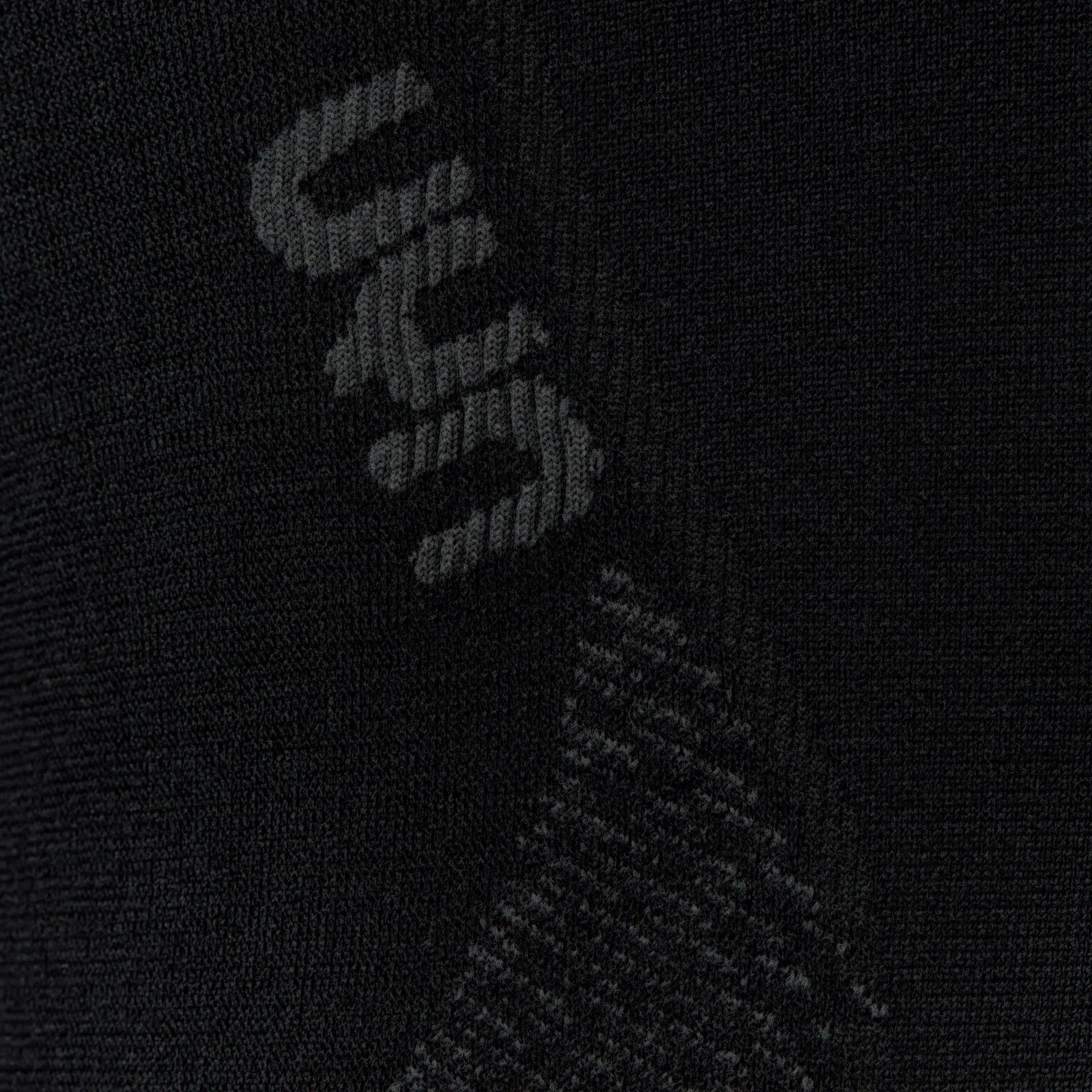 Longsleeve Fusyon Merino schwarz anthrazit Frauen