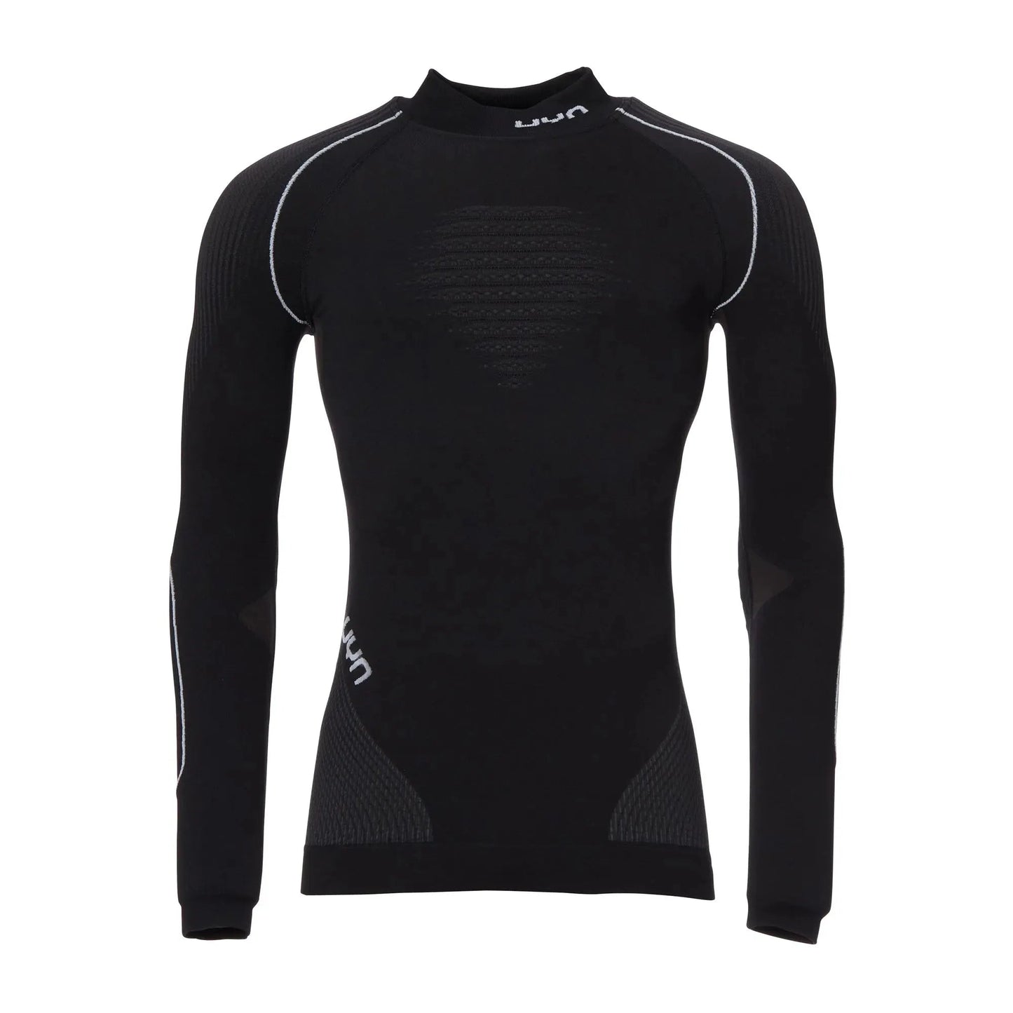 Longsleeve mit Rollkragen Evolutyon Männer schwarz anthrazit
