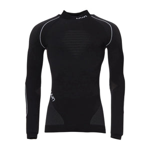 Longsleeve mit Rollkragen Evolutyon Männer schwarz anthrazit