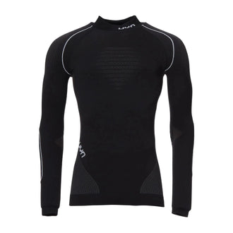Longsleeve mit Rollkragen Evolutyon Männer schwarz anthrazit