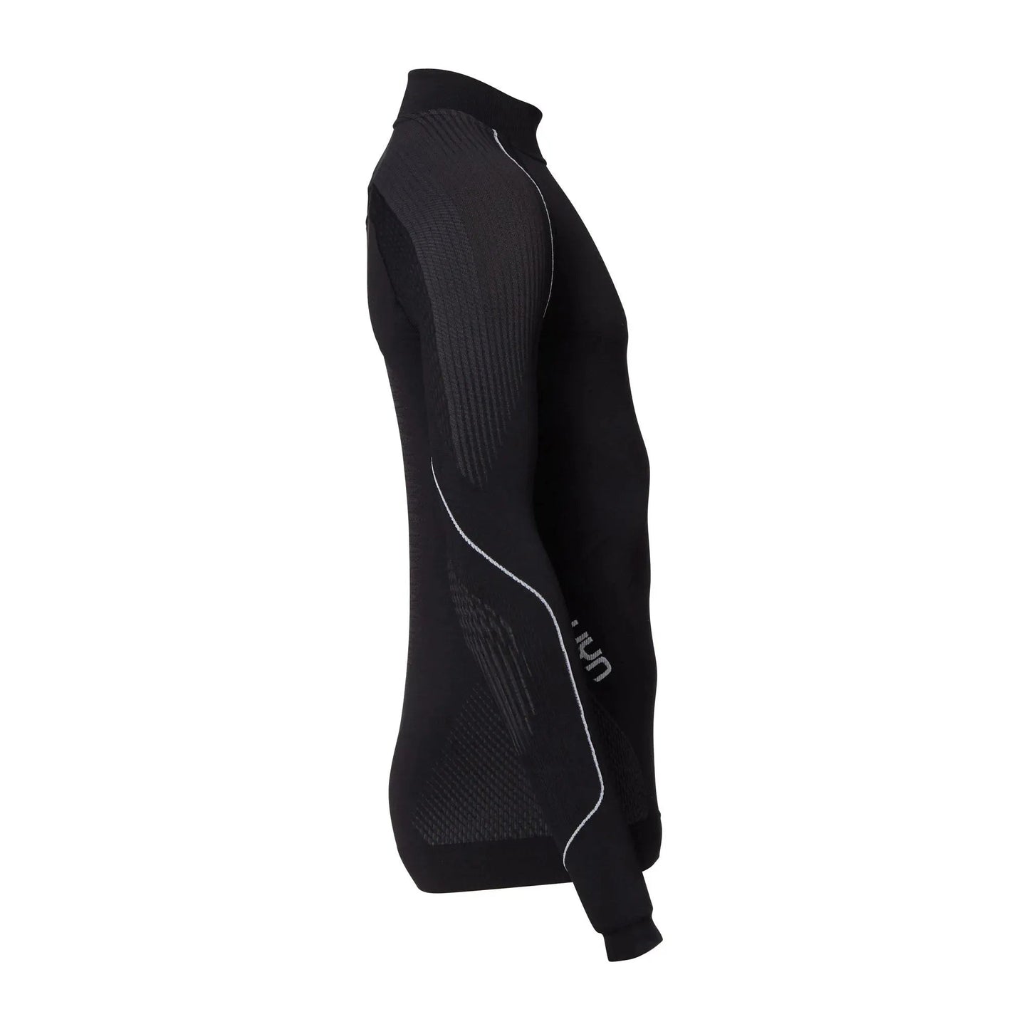 Longsleeve mit Rollkragen Evolutyon Männer schwarz anthrazit