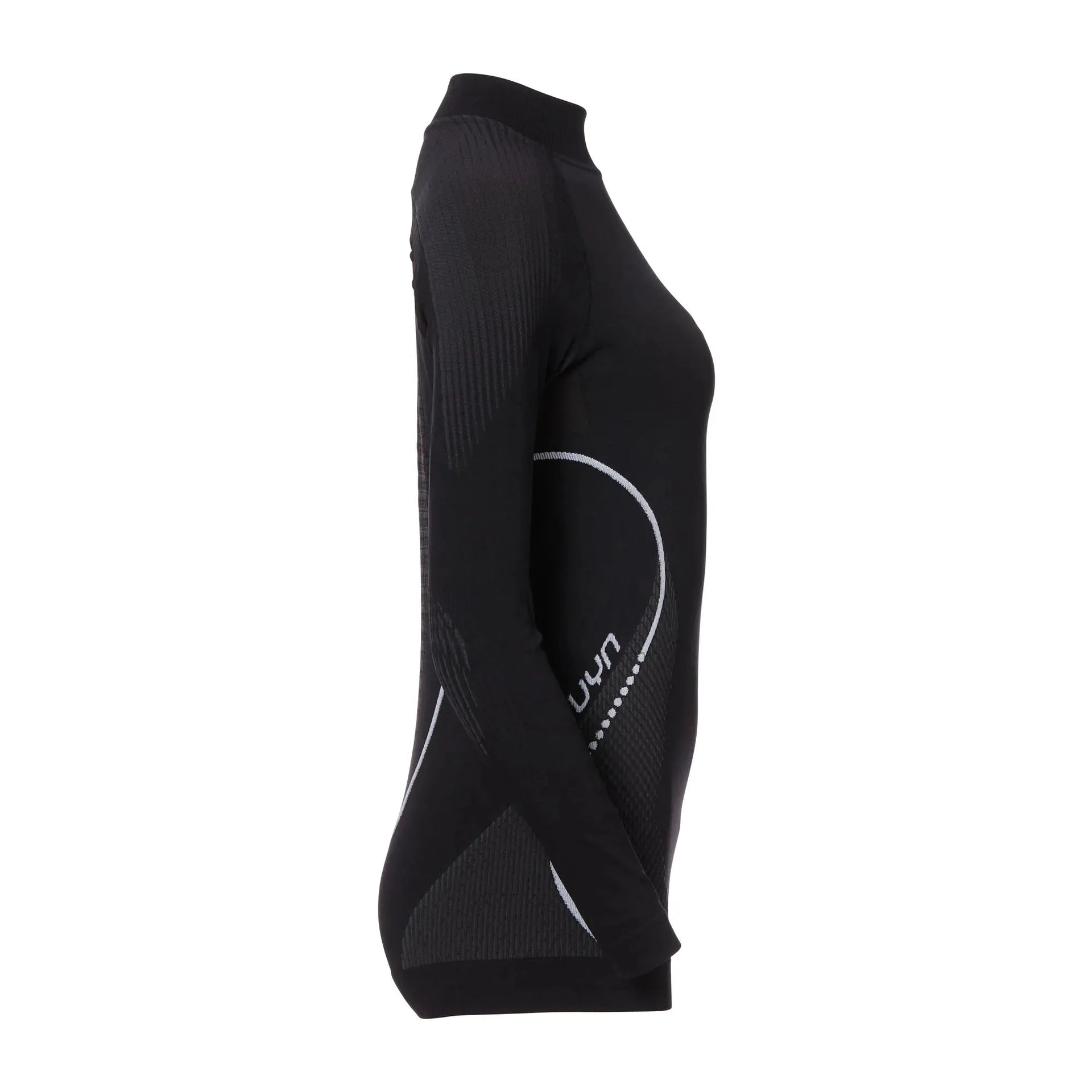 UYN UYN Longsleeve mit Rollkragen Evolutyon schwarz anthrazit Frauen - ASMC