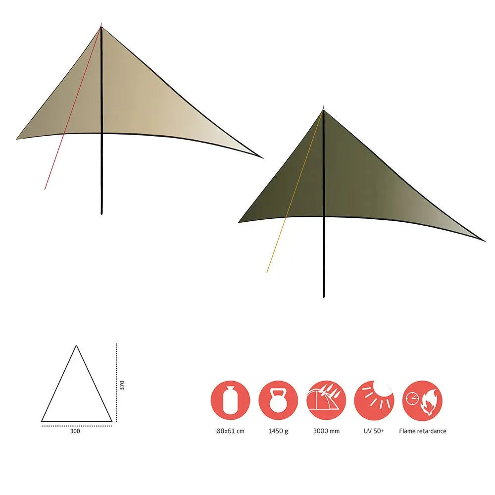 Tarp Zuni Ray capulet oliv