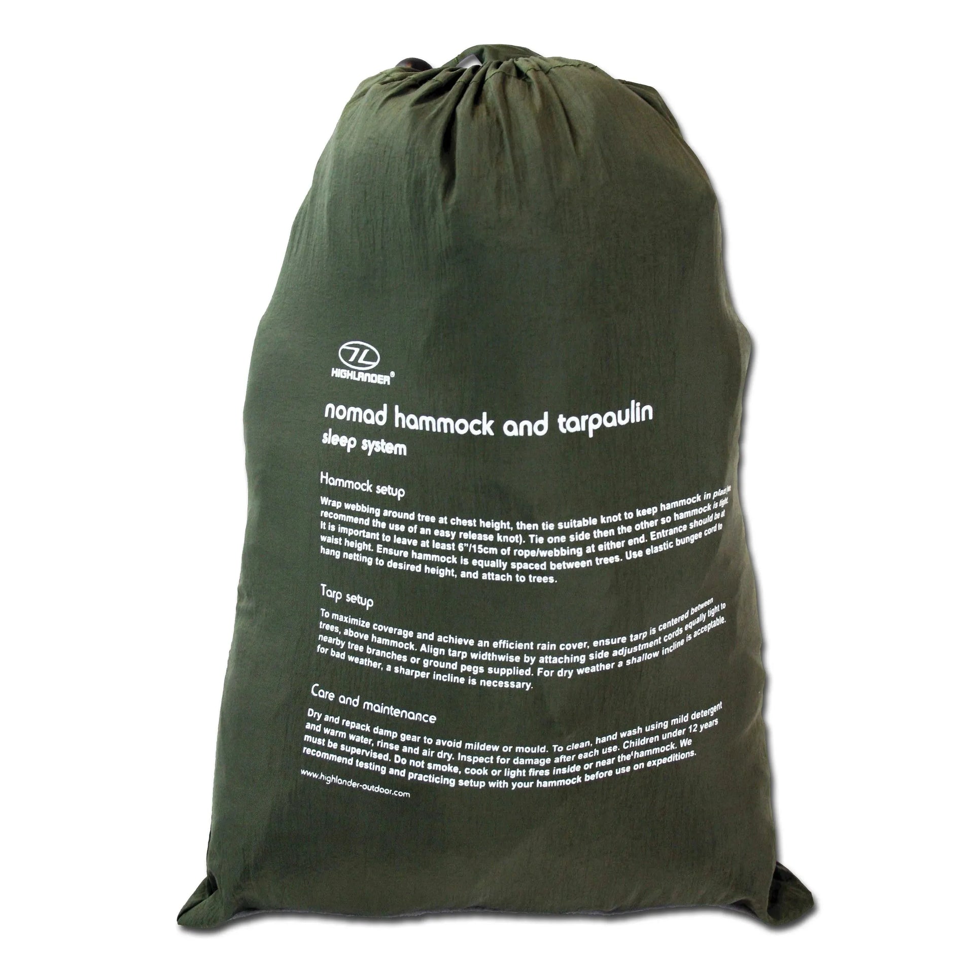 Pro-Force Pro-Force Hängematte Highlander Nomad oliv - ASMC