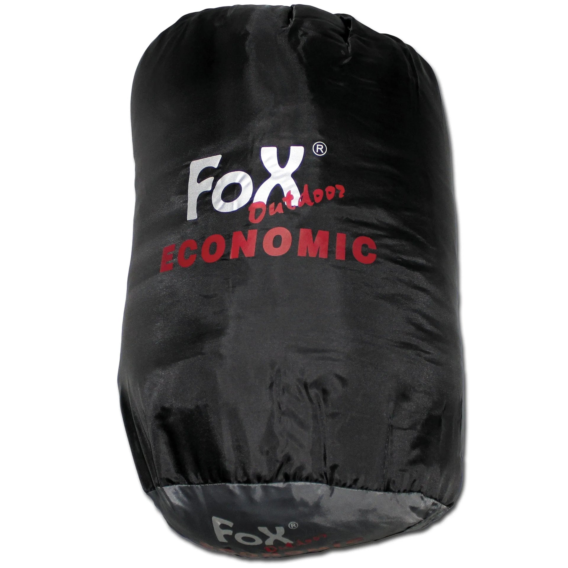 Mumienschlafsack Economic schwarz grau