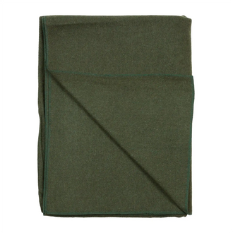 Wolldecke US Decke 215 x 160 cm oliv neuwertig