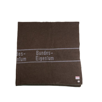 BW Wolldecke oliv/braun gebraucht