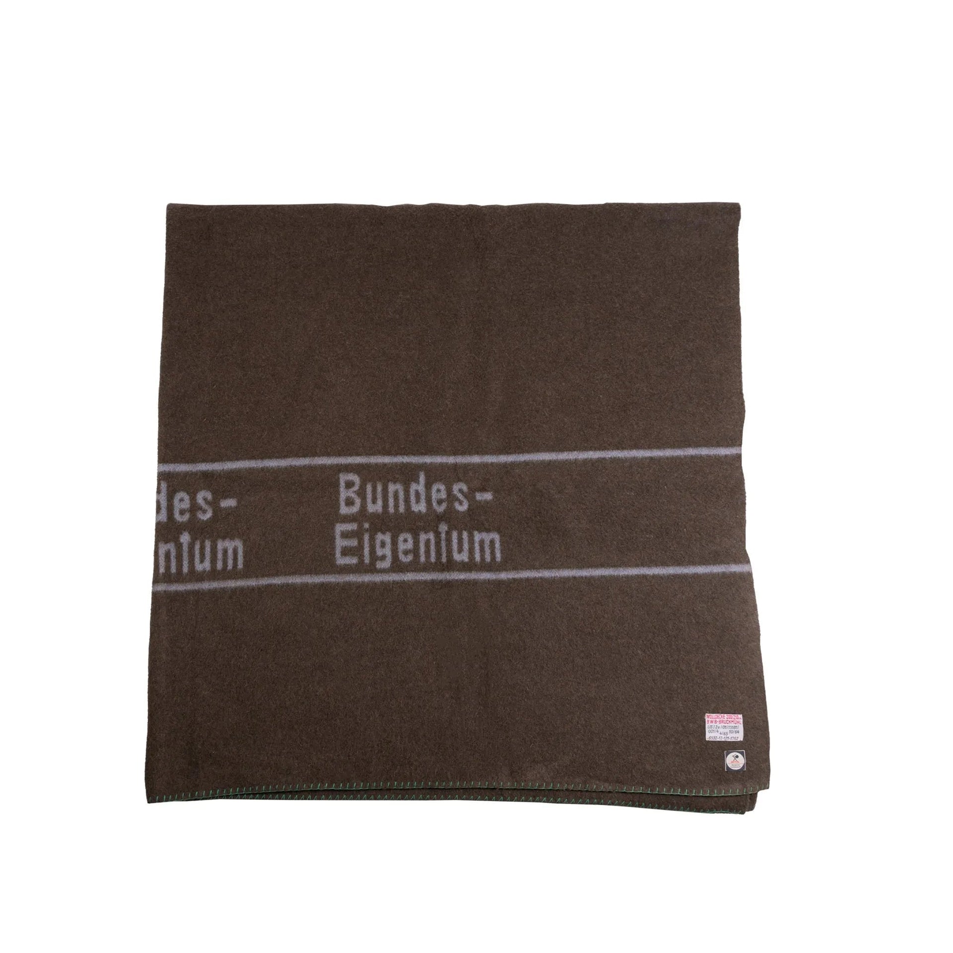 BW Wolldecke oliv/braun gebraucht