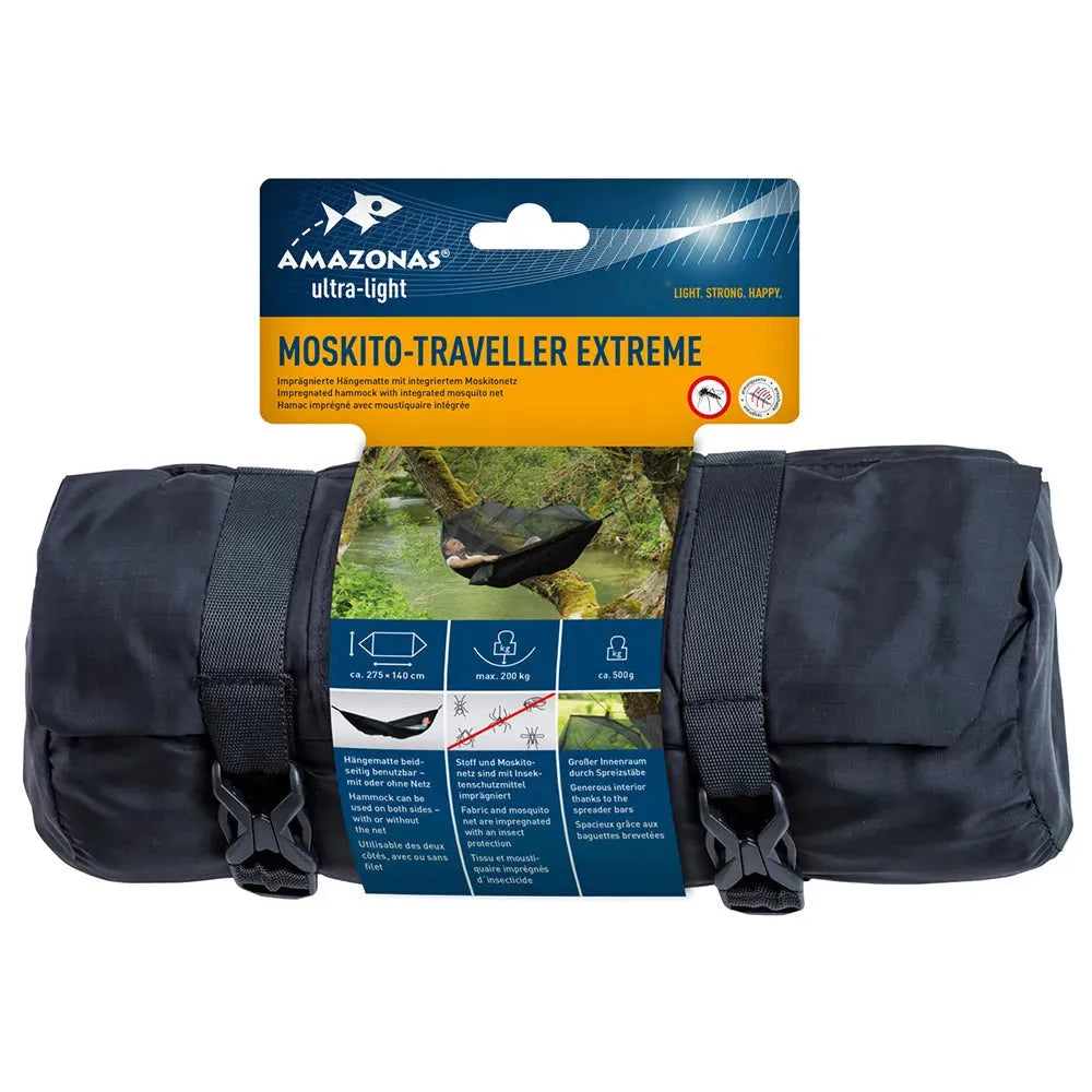 Amazonas Amazonas Hängematte Moskito Traveller Extreme schwarz - ASMC