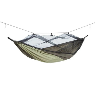 Hängematte Moskito Traveller Thermo grün schwarz