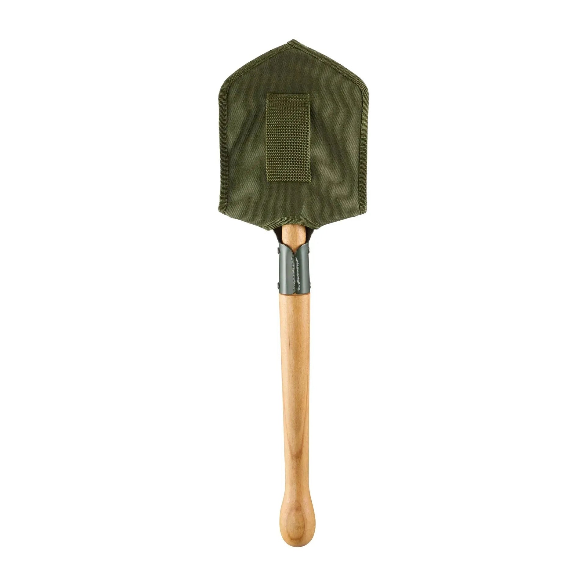 Feldspaten Holzstiel mit Tasche