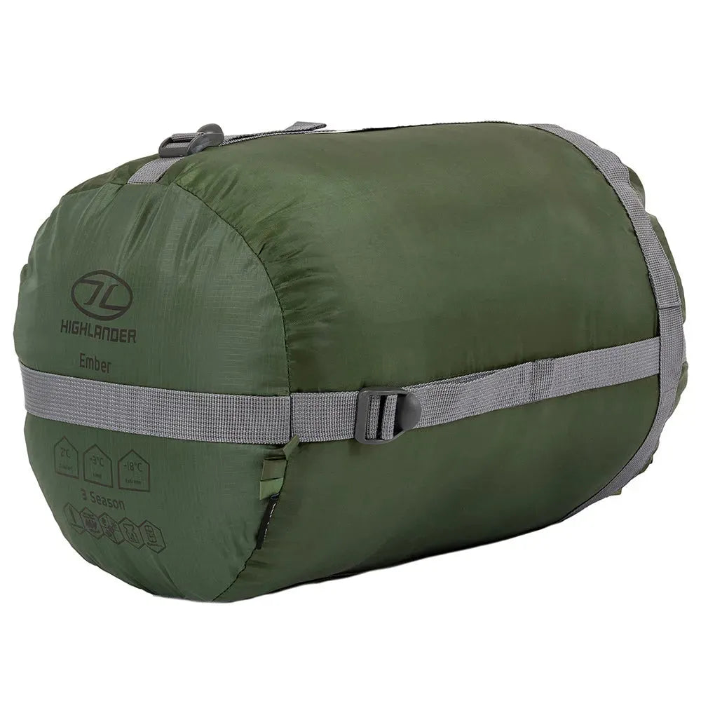 Schlafsack Phoenix Ember 250 Mummy oliv