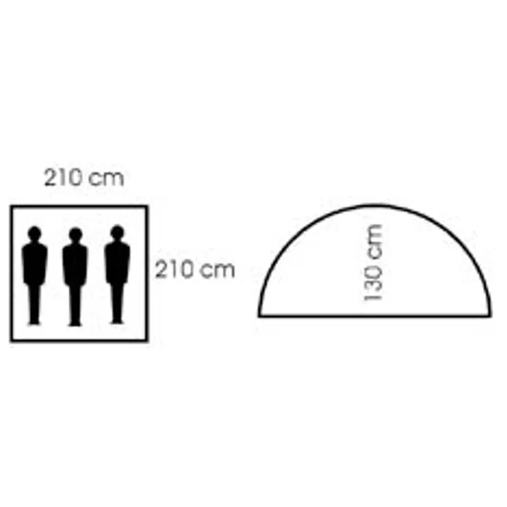 MFH 3 Personen-Zelt Monodom - ASMC