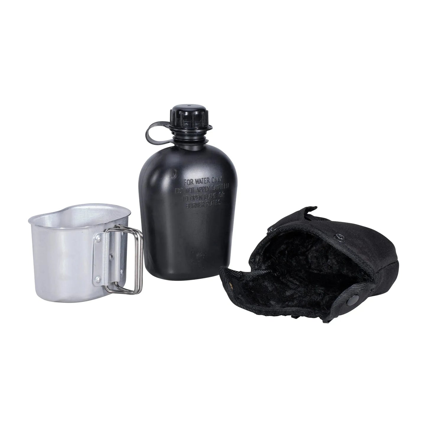 Mil-Tec Feldflasche mit Becher und Hülle 1 qt - ASMC