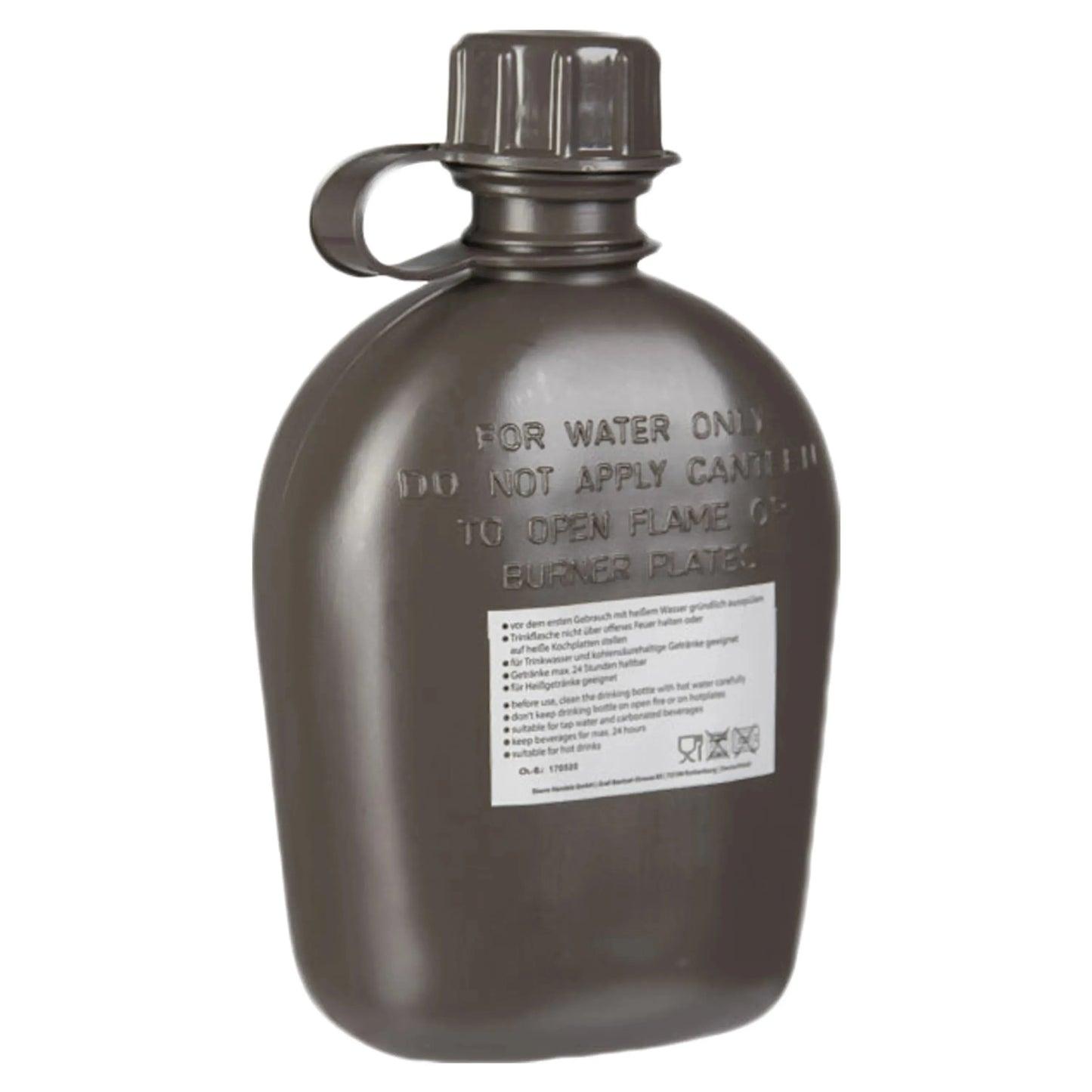 Unbekannt Mil-Tec US Feldflasche 1 L Import mit Hülle - ASMC