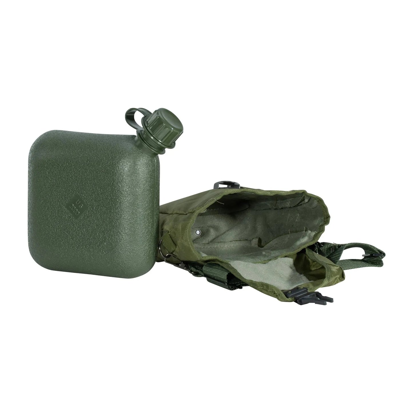 Mil-Tec Feldflasche mit Hülle 2 qt - ASMC