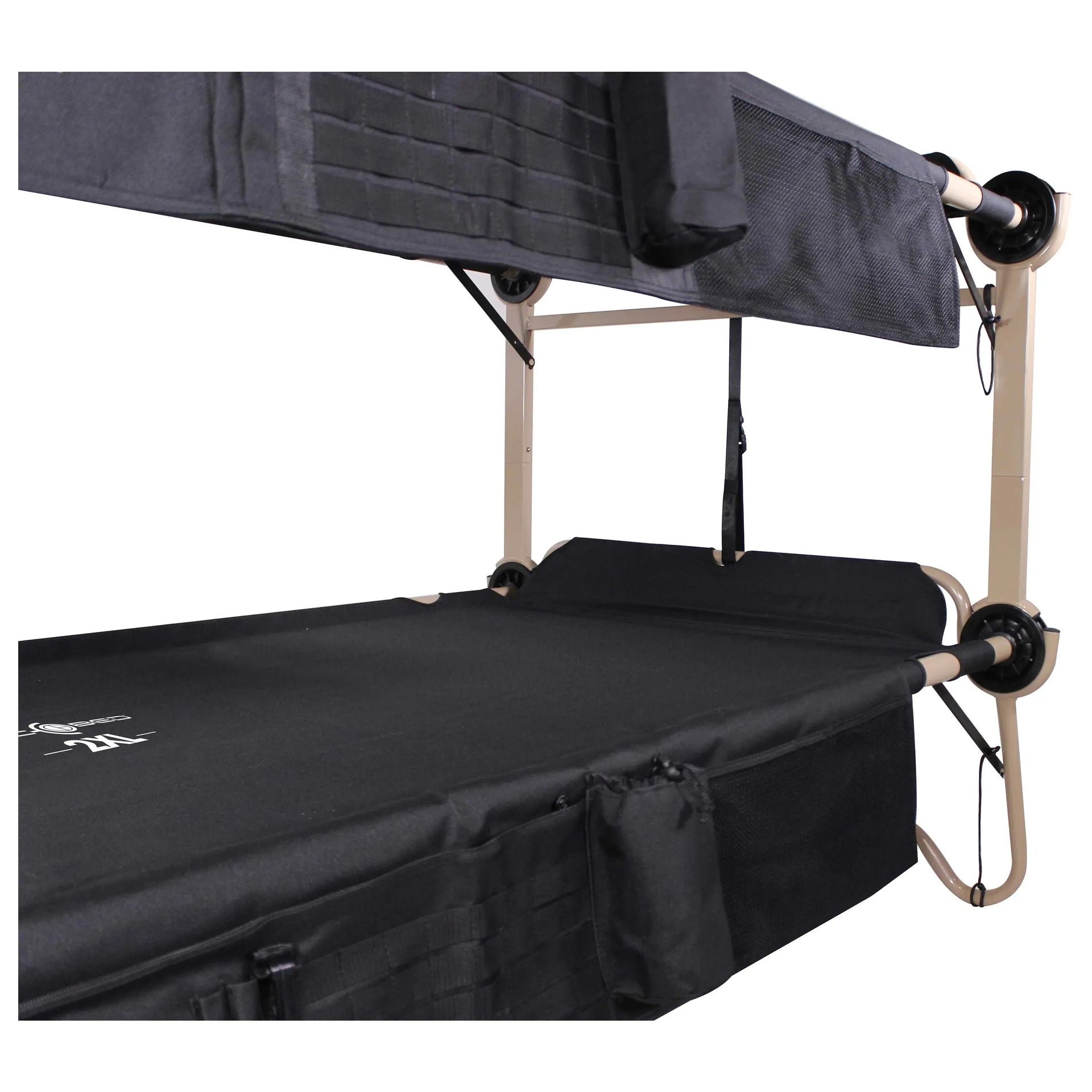 Disc-O-Bed Feldbett 2XL mit Seitentaschen - ASMC