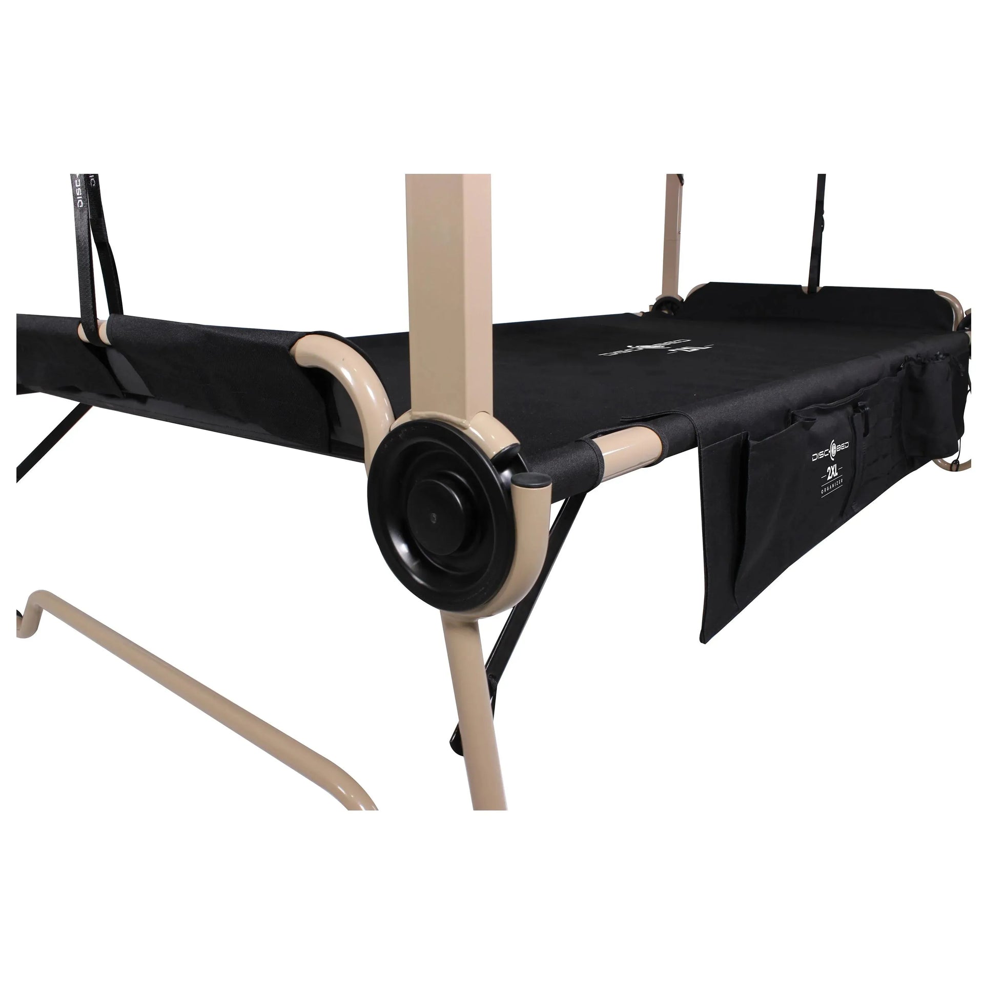 Disc-O-Bed Feldbett 2XL mit Seitentaschen - ASMC