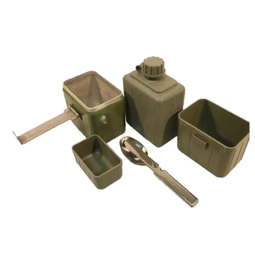 Fox Outdoor Kochgeschirr Aus Titan – 3-teiliges Set Mit Klappgriffen, Ultraleicht & Robust