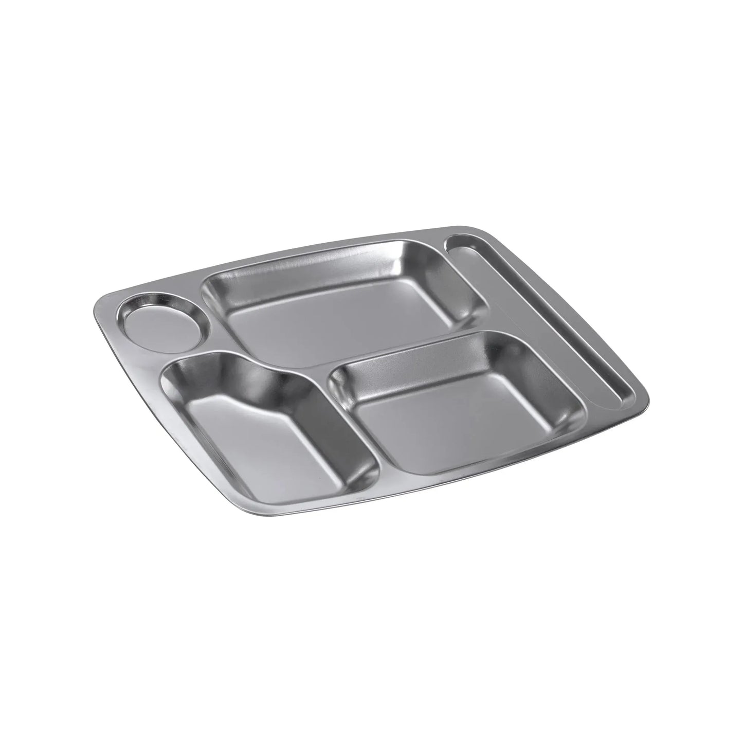 MFH MFH Kantinenplatte Edelstahl 5 Fächern - ASMC