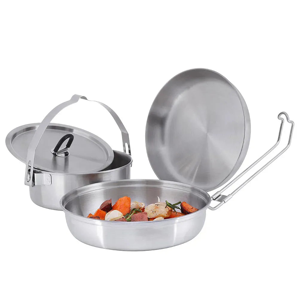 Kochset Camp Set Regular stainless steel