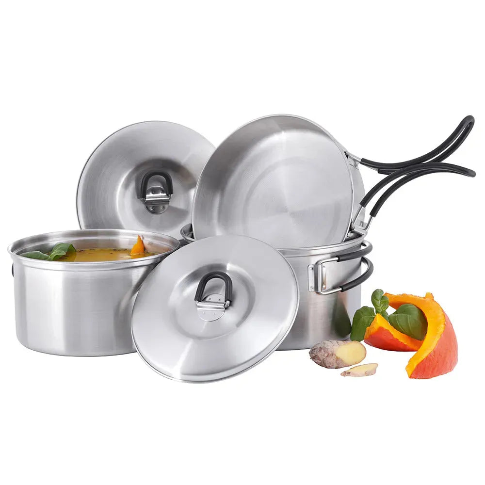Kochset regular stainless steel