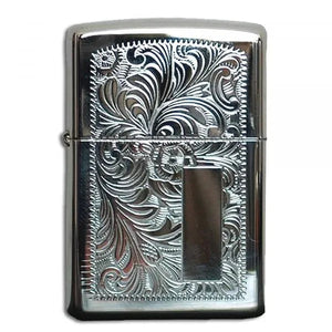 Feuerzeug Ornament silber