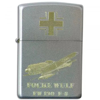 Feuerzeug mit Gravur Focke Wulf FW190 F-8
