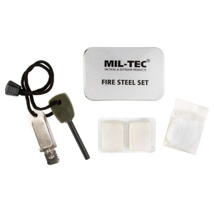 Mil-Tec Feuerstarter Zündstein Fire-Steel Set - ASMC