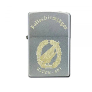 Zippo Zippo mit Gravur Fallschirmjäger Glück-Ab - ASMC