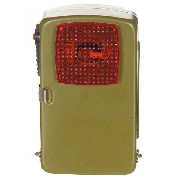 Polnische Armee Polnische Taschenlampe 3 Farben Metall Bügel neuwertig - ASMC