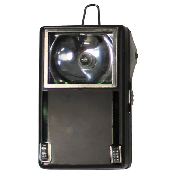 Polnische Armee Polnische Taschenlampe 3 Farben Metall Öse schwarz neuwertig - ASMC