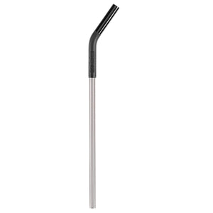 Trinkhalm Straw Silicone Tip brushed stainless
