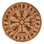 Lederpatch Vegvísir