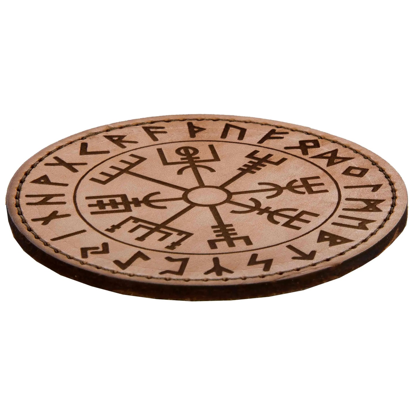 MD-Textil Lederpatch Vegvísir - ASMC