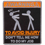 MD-Textil Patch Warning - ASMC