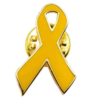 Pin gelbe Schleife