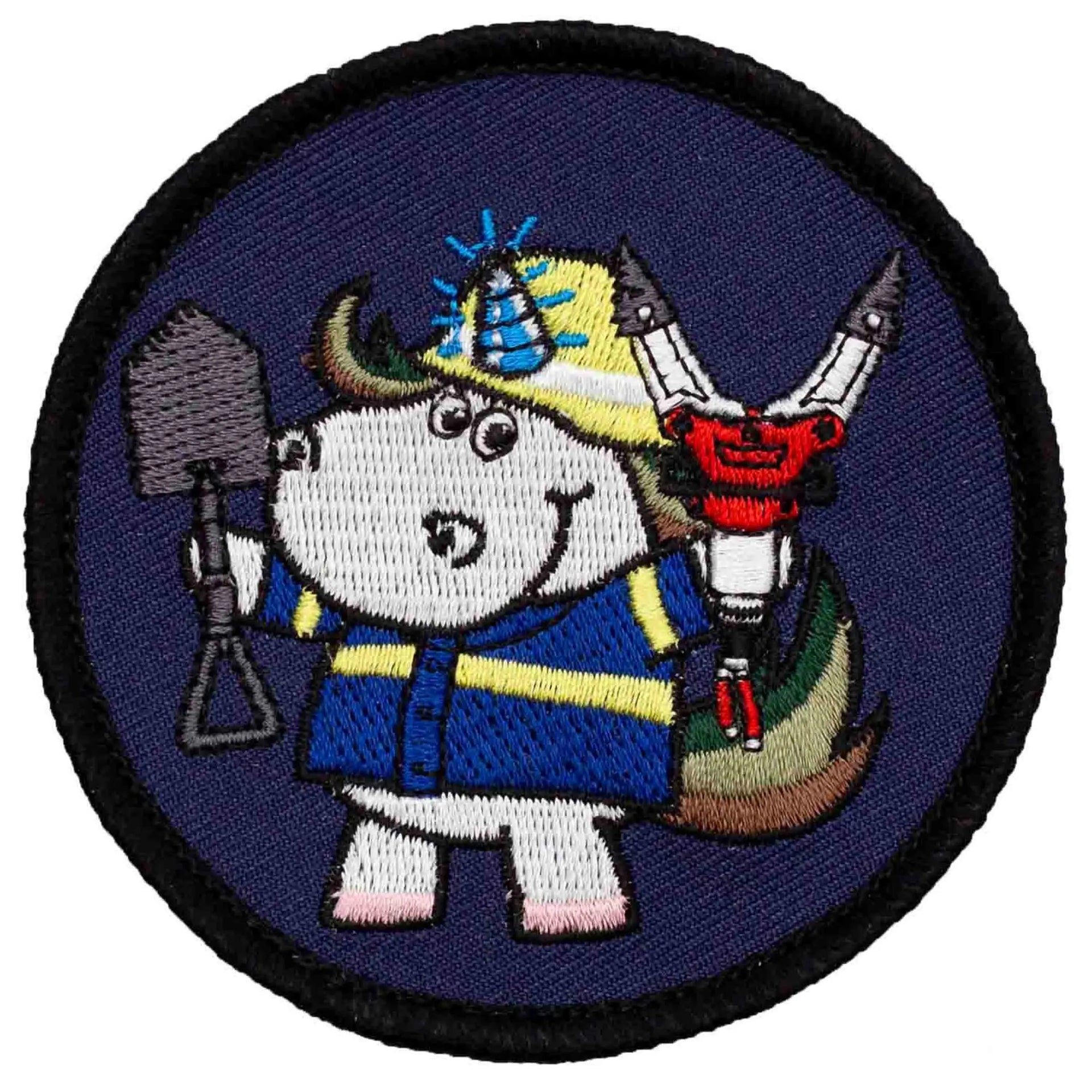 Café Viereck Patch THW Einhorn - ASMC