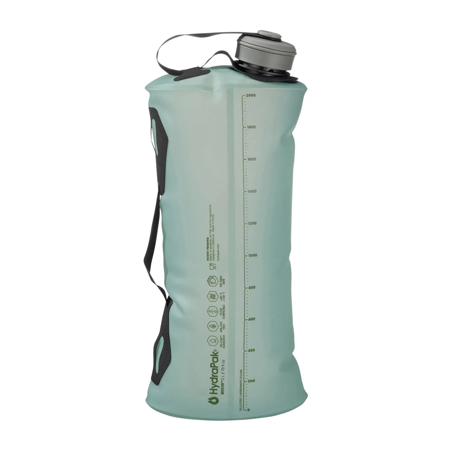 HydraPak HydraPak Wasserbehälter Seeker 2 L sultro green - ASMC