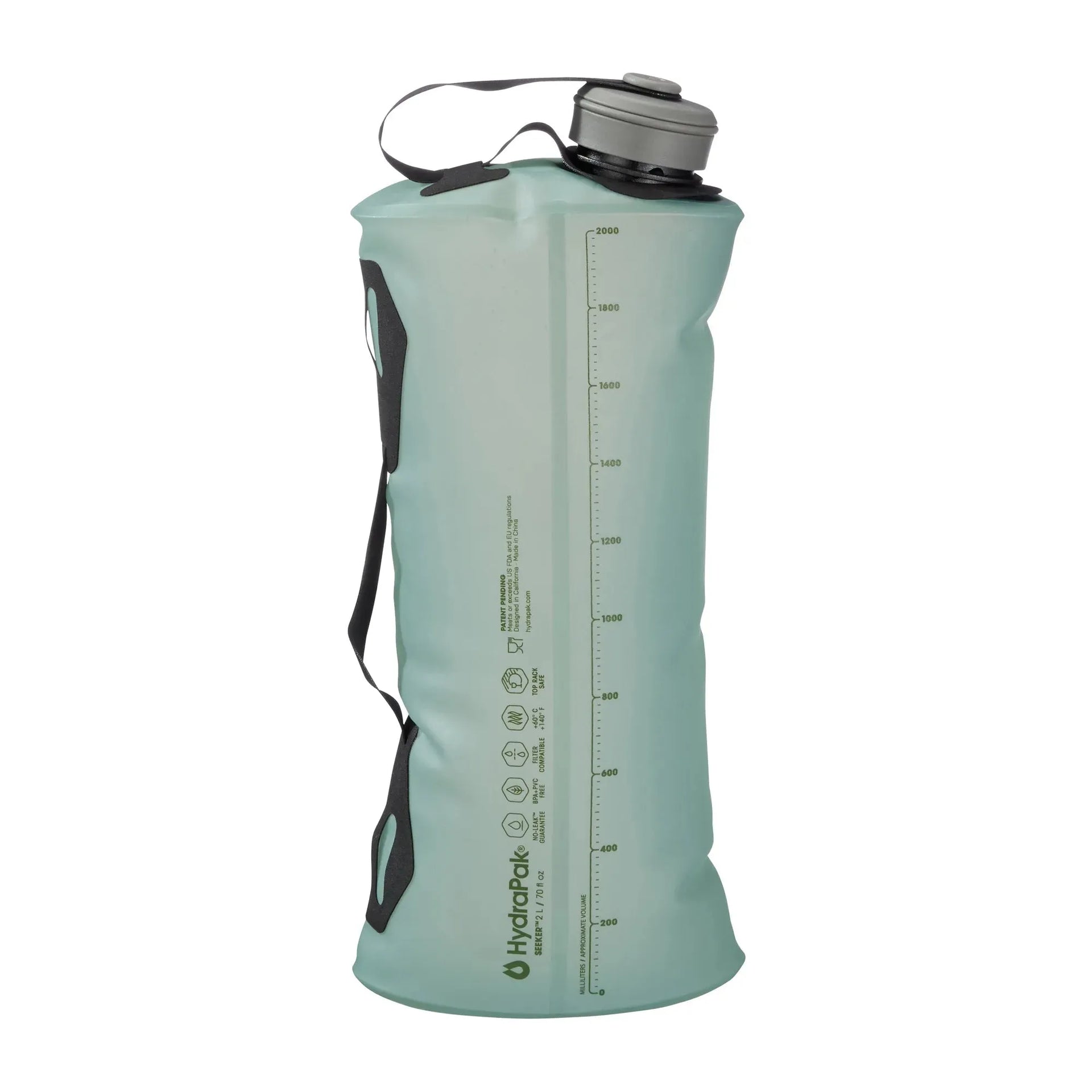 HydraPak HydraPak Wasserbehälter Seeker 2 L sultro green - ASMC