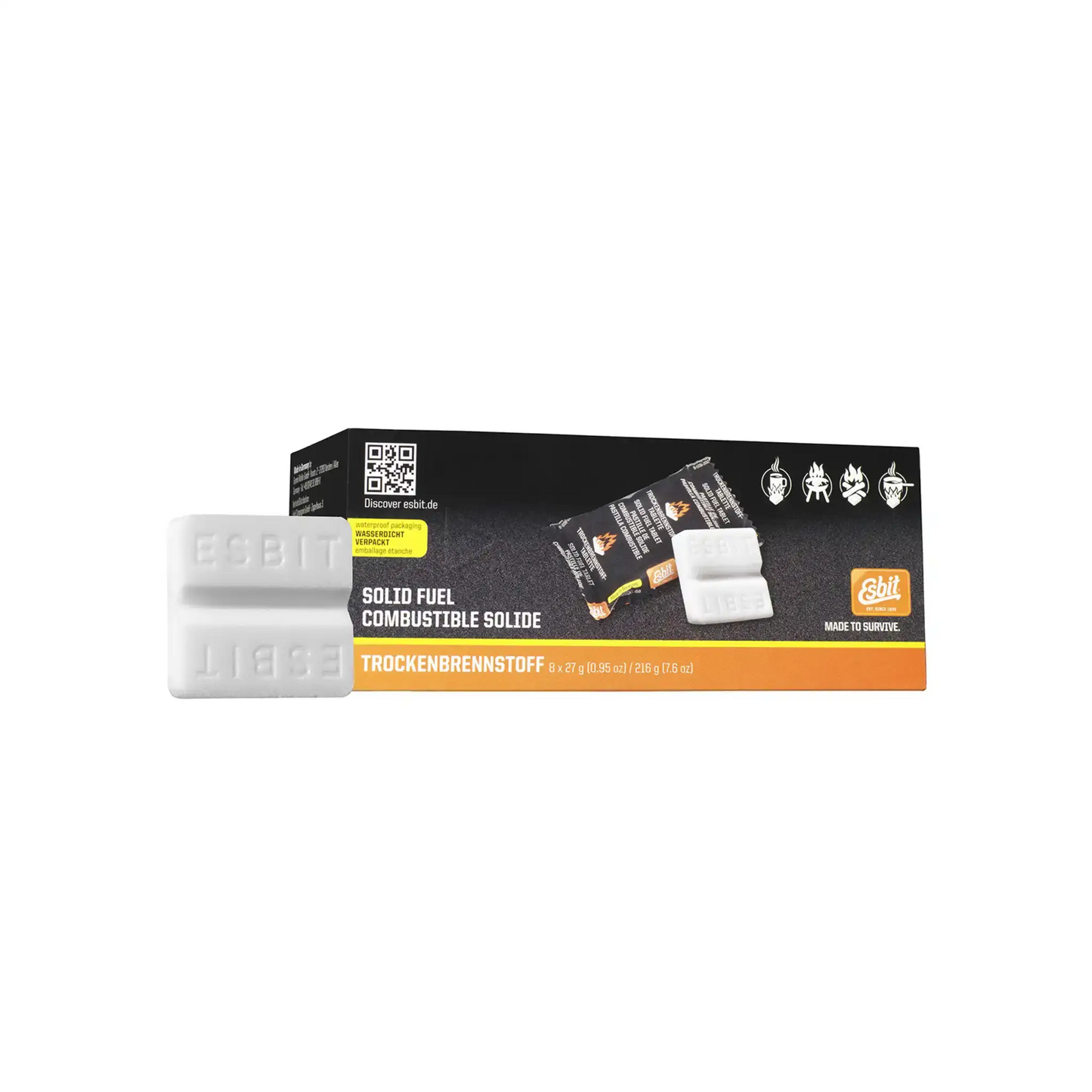 Esbit Trockenbrennstoff-Tabletten 8 x 27 g - ASMC