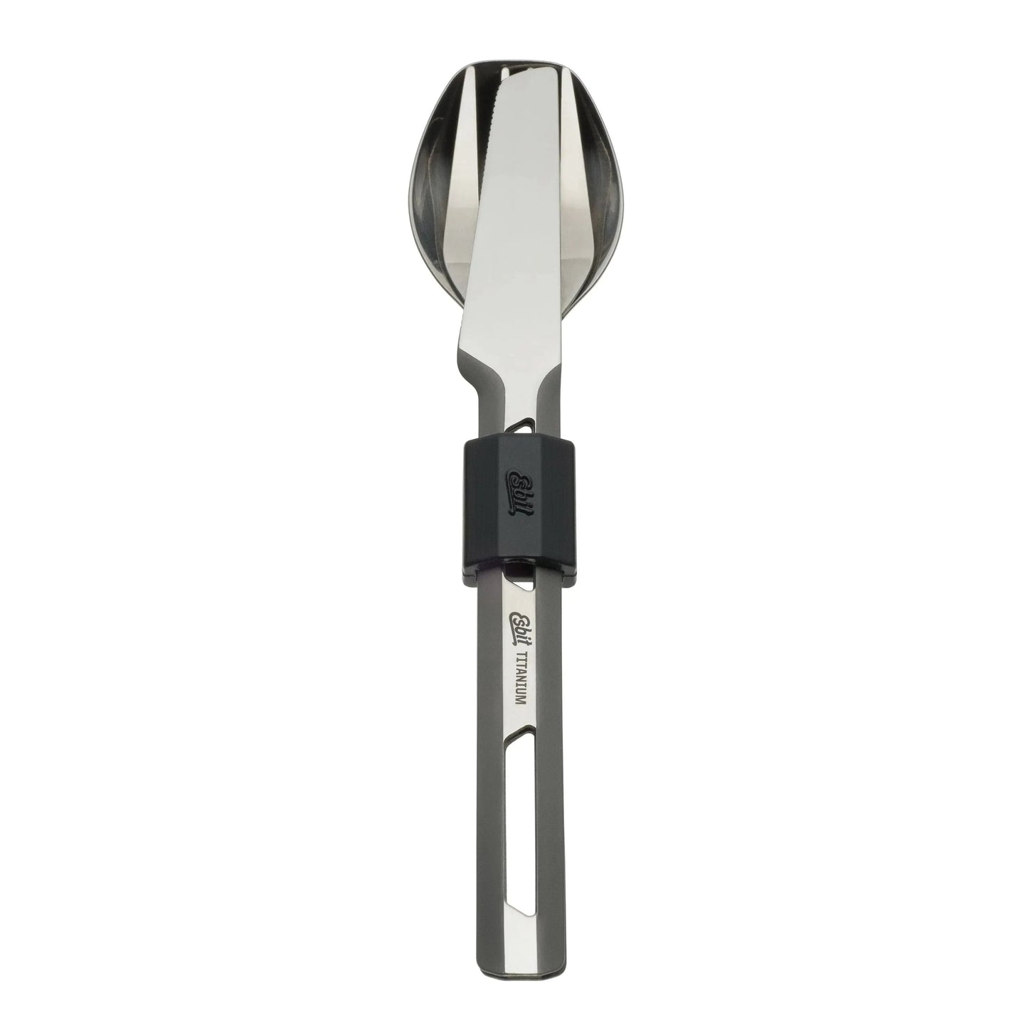 Titan Besteck Set dreiteilig mit Silikonmanschette