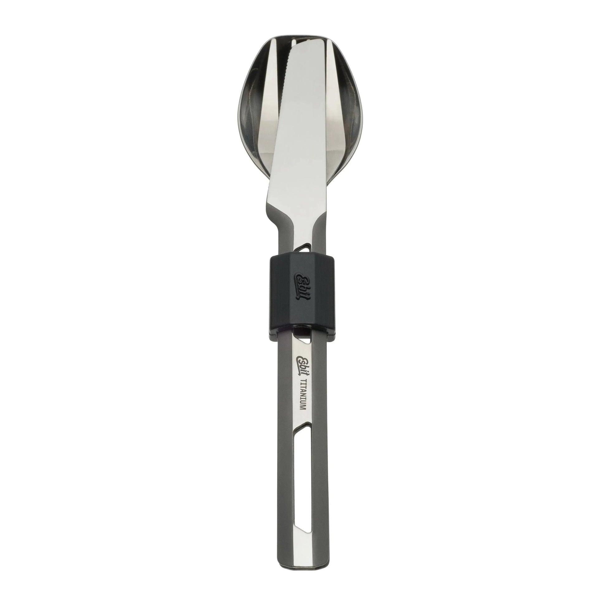 Titan Besteck Set dreiteilig mit Silikonmanschette