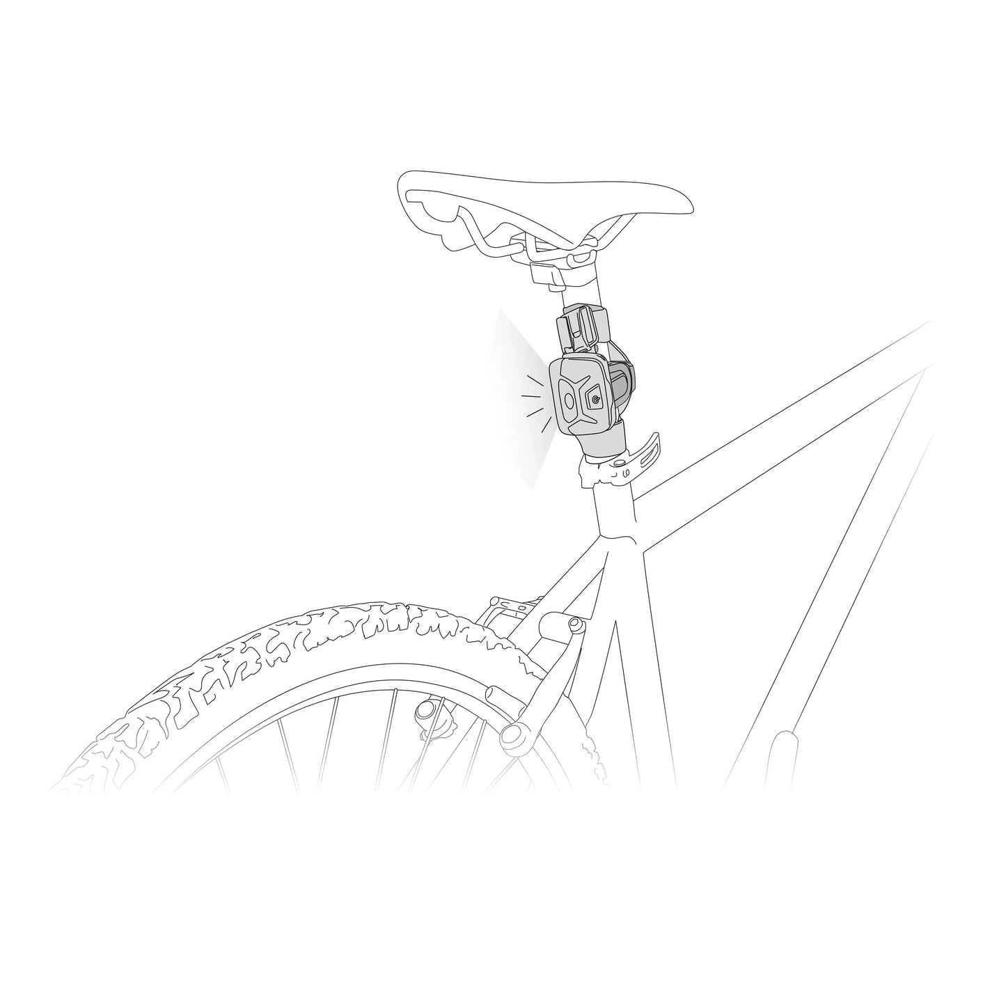 Petzl Petzl Adapter Fahrradbeleuchtung Bike Adapt - ASMC