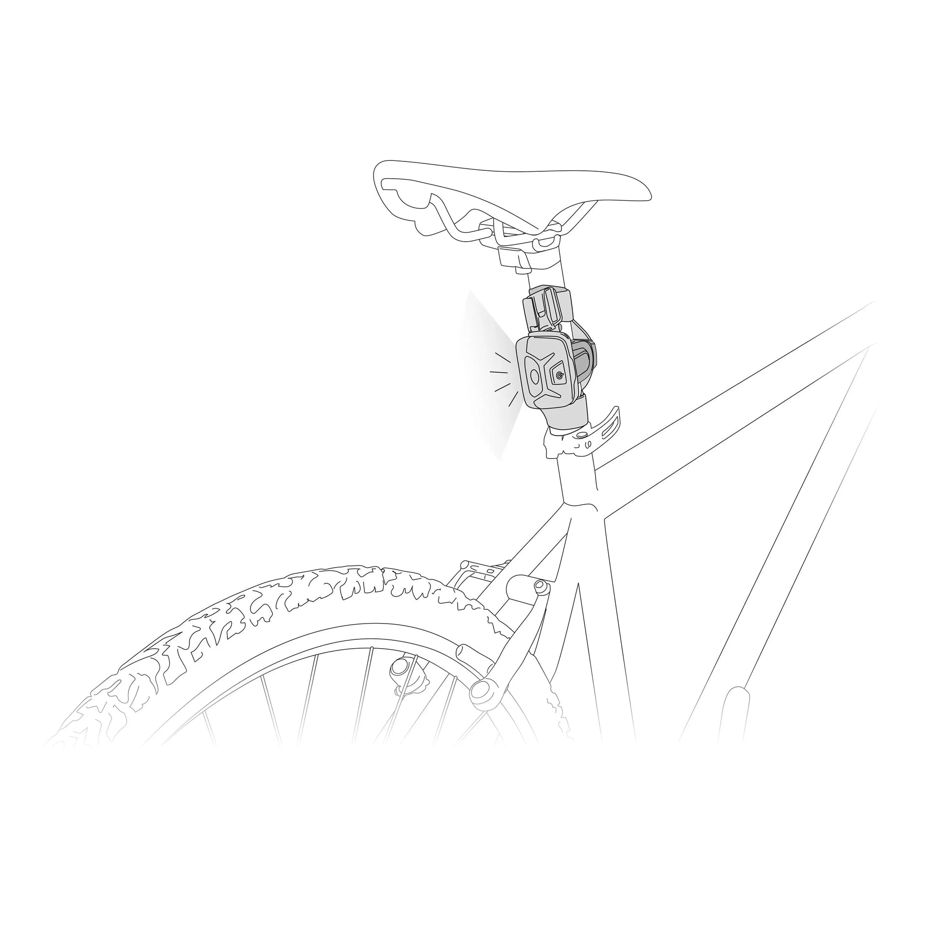 Petzl Petzl Adapter Fahrradbeleuchtung Bike Adapt - ASMC